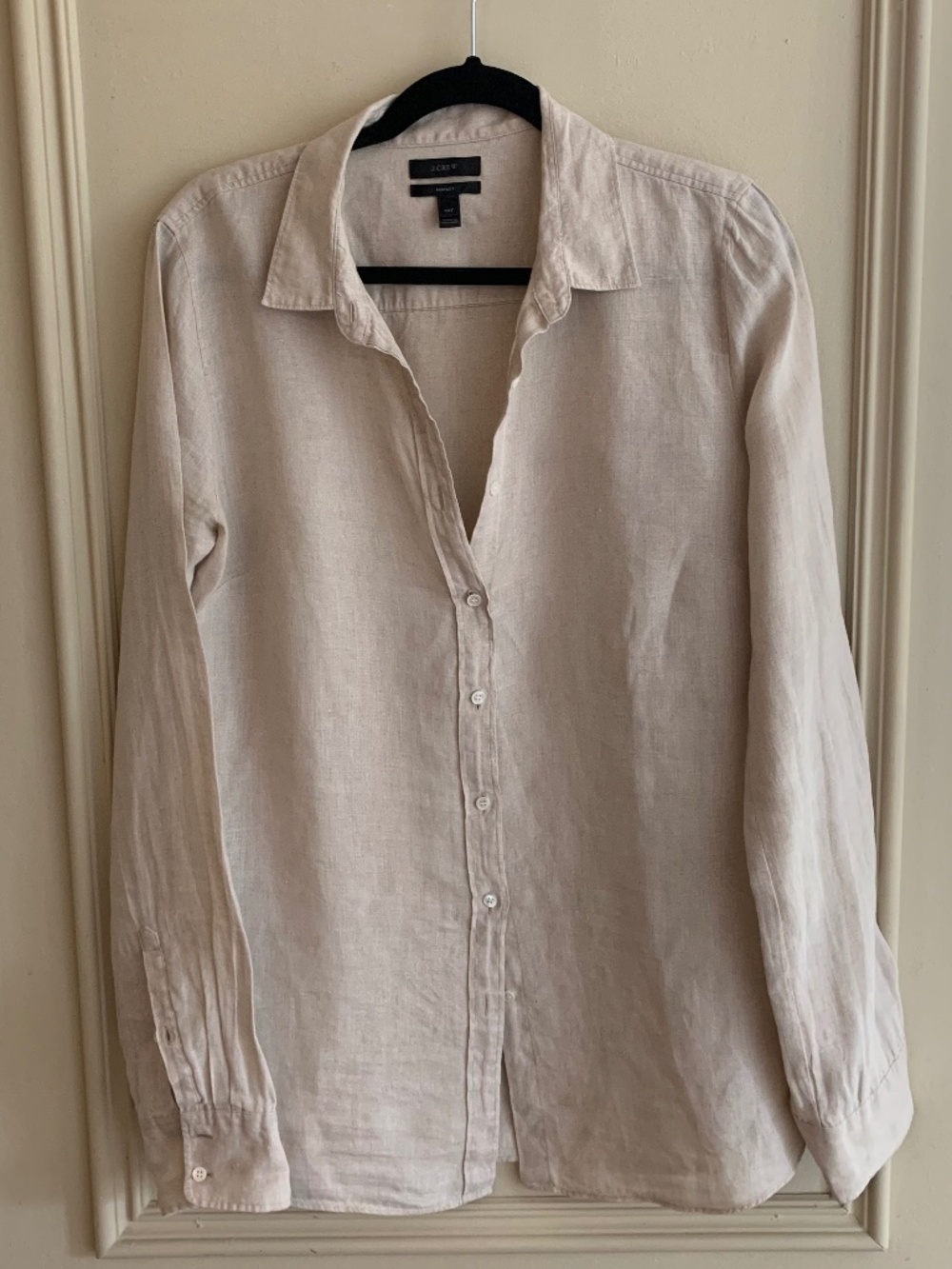 J Crew Linen Perfect Shirt (12 TALL)